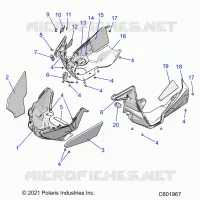 CARROSSERIE AVANT ASM./FENDERS
