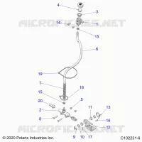 BRAKES, BRAKE PEDAL AND MAITRE CYLINDRE