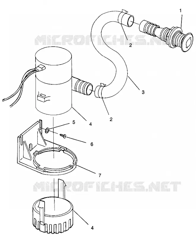 POMPE DE CALE SL 780 B964087 and Intl. SL 780 I964087 (4935523552B009)
