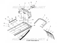 CHASSIS REAR PARE CHOCS, SNOWFLAP AND FEU ARRIERE