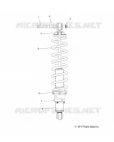 SUSPENSION, AMORTISSEUR ARRIERE TRACK (7043994)
