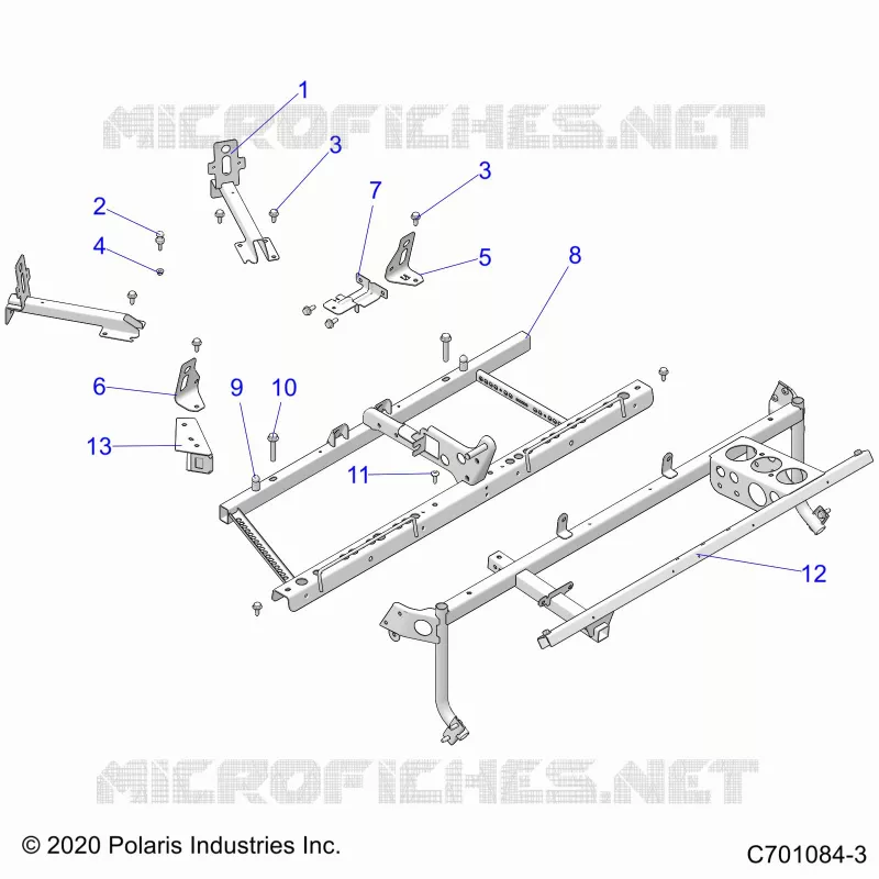 CHASSIS, MAIN CADRE MOUNTS