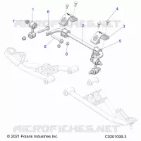 SUSPENSION, FRONT BARRE STABILISATRICE
