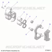 BRAKES, ETRIER DE FREIN ARRIERE