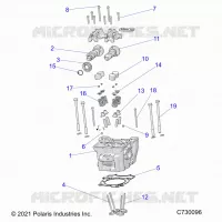 ENGINE, CULASSE, CAMS AND VALVES