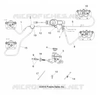 BRAKES, LINES AND MAITRE CYLINDRE