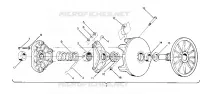 EMBRAYAGE DE TRANSMISSION 400 (4916781678012A)