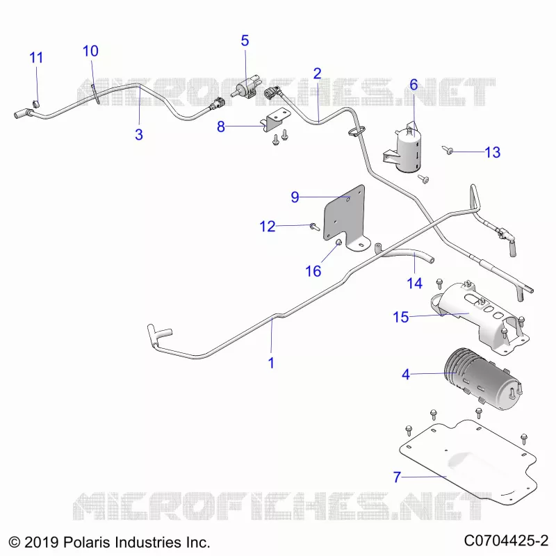 SYSTÃˆME D'ALIMENTATION, FUEL TANK EVAP, CANISTER AND LINES