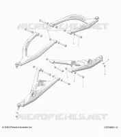 SUSPENSION AVANT CONTROL ARMS MOUNTING