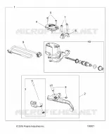 BRAKES, FRONT BRAKE LEVER AND MAITRE CYLINDRE