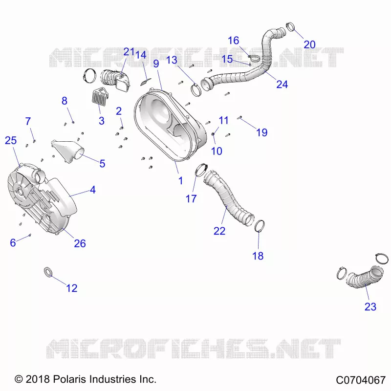 SYSTÃˆME DE TRANSMISSION, CLUTCH COVER AND DUCTING