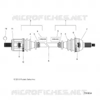 SYSTÈME DE TRANSMISSION, FRONT HALF SHAFT
