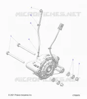 SYSTÃˆME DE TRANSMISSION, FRONT GEARCASE MOUNTING