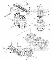 CYLINDRE   COLLECTEUR SLT 750 B954170 (4930563056C001)