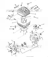 CRANKCASE AND CYLINDRE (4915951595036A)