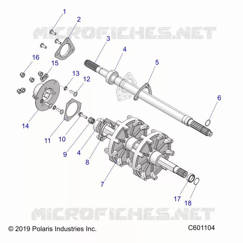 DRIVE TRAIN, JACKSHAFT AND ARBRE DE TRANSMISSION