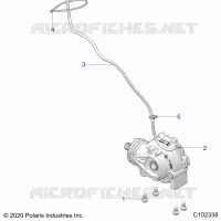 SYSTÃˆME DE TRANSMISSION, GEARCASE MOUNTING, FRONT
