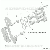 FREIN AVANT CALIPER