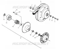 EMBRAYAGE DE TRANSMISSION ASSEMBLY 6X6 400L W948740 (4926802680C008)