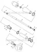 SYSTÈME DE TRANSMISSION HURRICANE B964466 AND INTL. HURRICANE I964466 (4935733573B002)