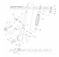 SUSPENSION, JAMBE DE FORCE AVANT