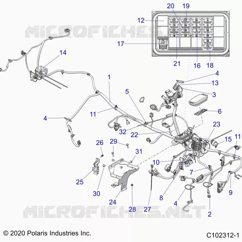ELECTRICITE, MAIN WIRE HARNESS
