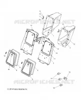 RANGEMENT COMPARTMENTS, REAR
