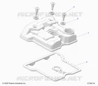 ENGINE, COUVERCLE SOUPAPE