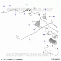 SYSTÃˆME D'ALIMENTATION, FUEL TANK EVAP, CANISTER AND LINES