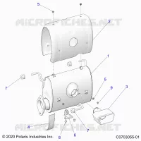 ENGINE, ECHAPPEMENT, SILENCER AND RELATED
