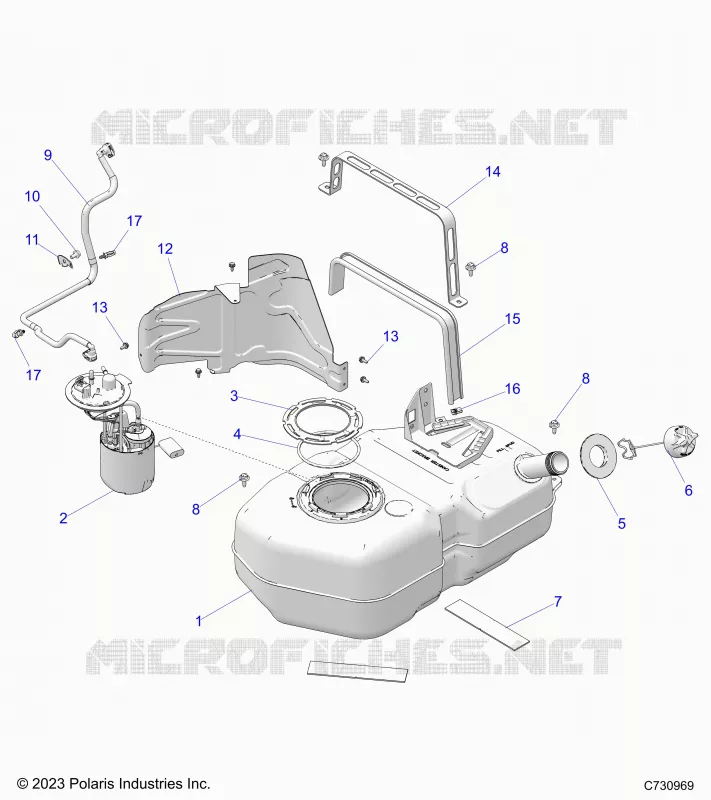 SYSTÃˆME D'ALIMENTATION, FUEL TANK ASM.
