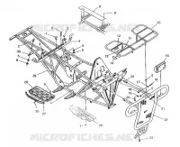 PARE CHOCS / PORTE PAQUET MOUNTING 6X6 400L, SWEDISH S948740 AND  NORWEGIAN N948740 (4926812681003A)