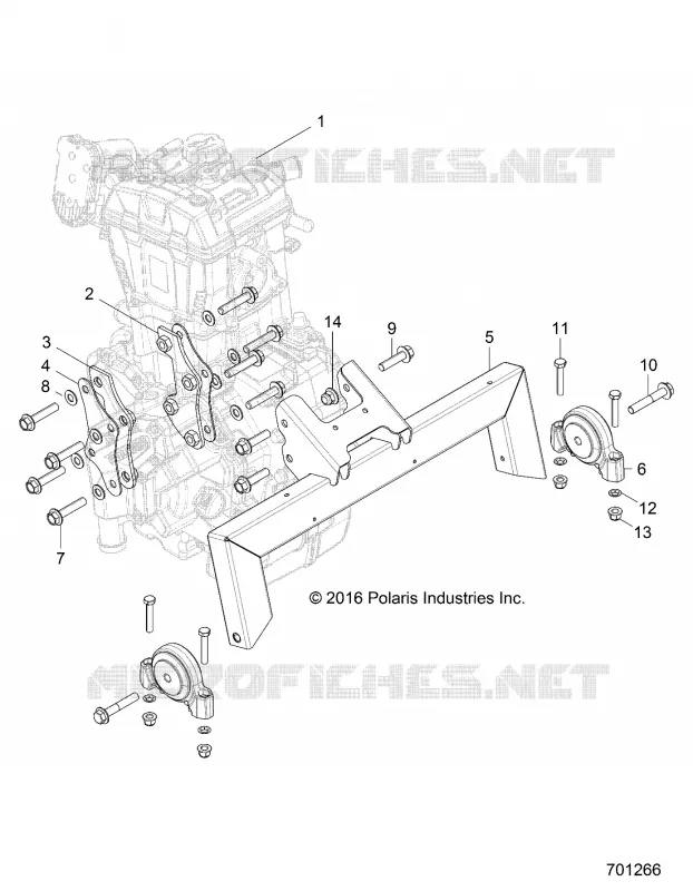 ENGINE, SUPPORT MOTEUR