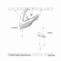 ELECTRICITE, HEADLIGHT AND TAILLIGHT