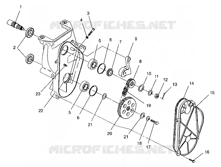 CARTER DE CHAINEE ASSEMBLY SUPER SPORT E940743 (4927372737016A)