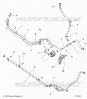 REFROIDISSEMENT ROUTING MANIFOLD
