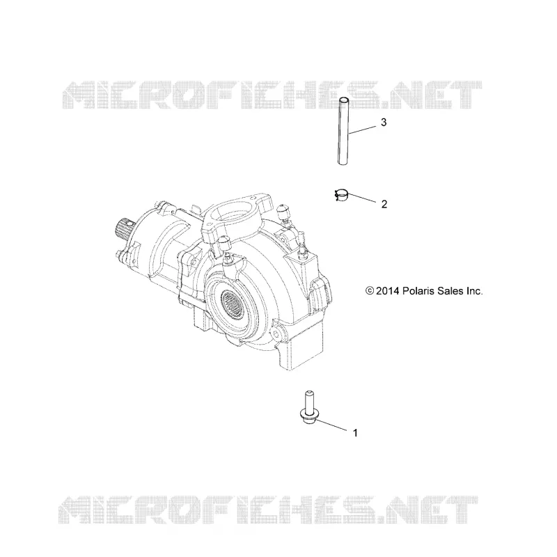 DRIVE TRAIN, SUPPORT PONT, FRONT