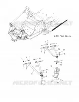 SUSPENSION AVANT, CONTROL ARMS AND SPINDLE