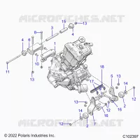 MOTEUR, MOUNTING &amp; LONG BLOCK