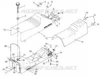 SIEGE ET RESERVOIR SPORT 0960443, SPORT TOURING 0960243 and EUROPEAN SPORT T (4932223222A009)