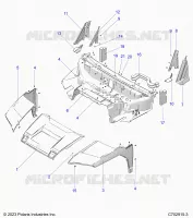 CAPOT, LINER, FRONT FENDERS,  PILLARS