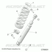 SUSPENSION AVANT SHOCK MOUNTING