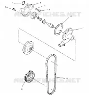 POMPE A EAU  500 EFI 0952774, EFI SKS 0952574,   EFI SKS PT 0952974, and EUR (4929052905C012)