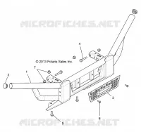CHASSIS, FRONT PARE CHOCS