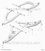 SUSPENSION AVANT CONTROL ARMS MOUNTING