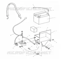 SUPPORT BATTERIE ASSEMBLY