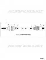 DRIVE TRAIN, TRANSMISSION ARRIERE SHAFT (TO 7/17/2017)