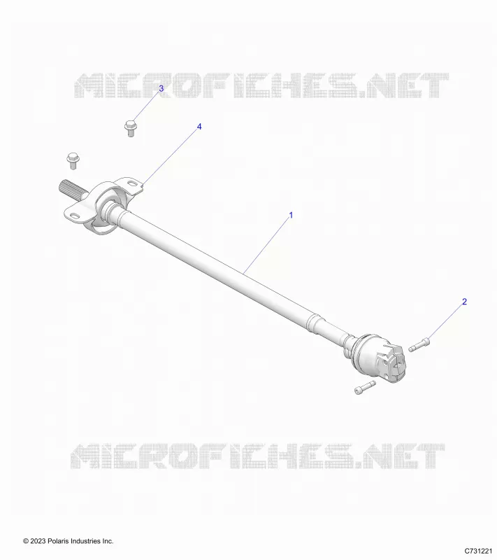SYSTÃˆME DE TRANSMISSION, FRONT PROP SHAFT