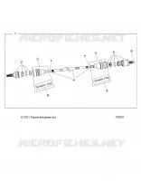 DRIVE TRAIN, HALF ARBRE DE TRANSMISSION ARRIERE