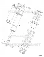 SUSPENSION AVANT SHOCK MOUNTING